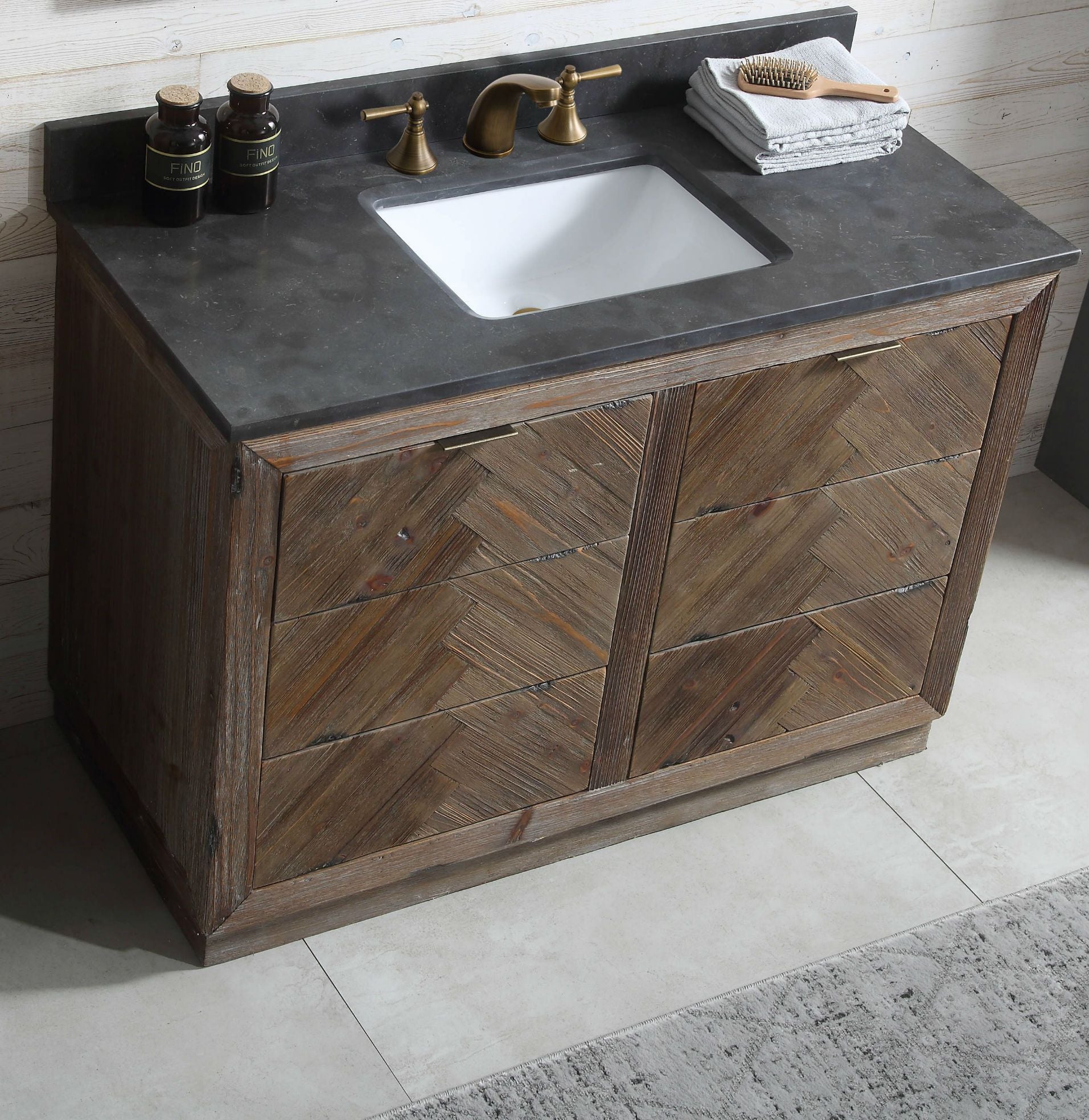 Legion Furniture WH8548 48" Wood Sink Vanity Match with Marble WH 5148" Top - No Faucet