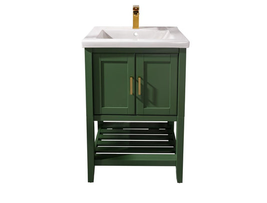 Legion Furniture WLF9024-VG 24" KD Vogue Green Sink Vanity