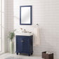 Legion Furniture WLF9324-B 24" Blue Sink Vanity