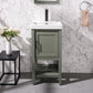 Legion Furniture WLF9018-PG 18" Pewter Green Sink Vanity