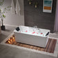 Empava - 67AIS16 67 in. Whirlpool Freestanding Acrylic Bathtub