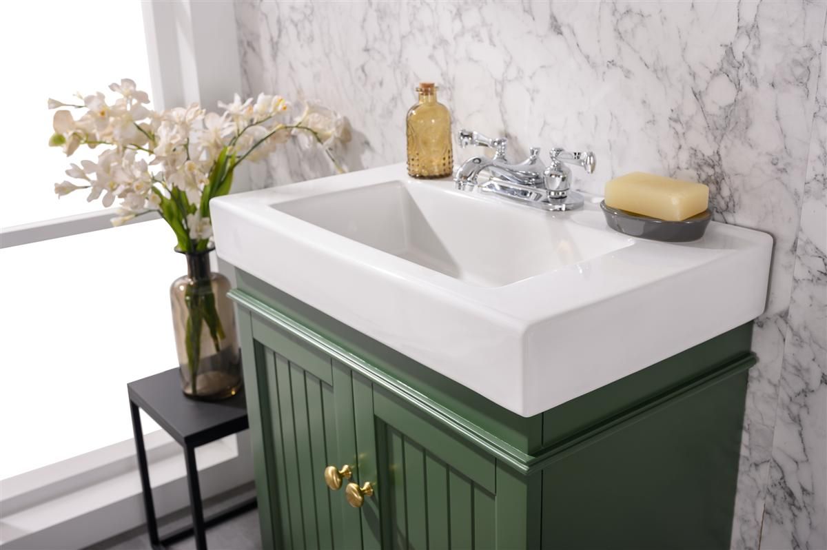 Legion Furniture WLF9324-VG 24" Vogue Green Sink Vanity