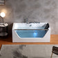 Empava - 67JT408LED 67 in. Whirlpool Rectangular Bathtub