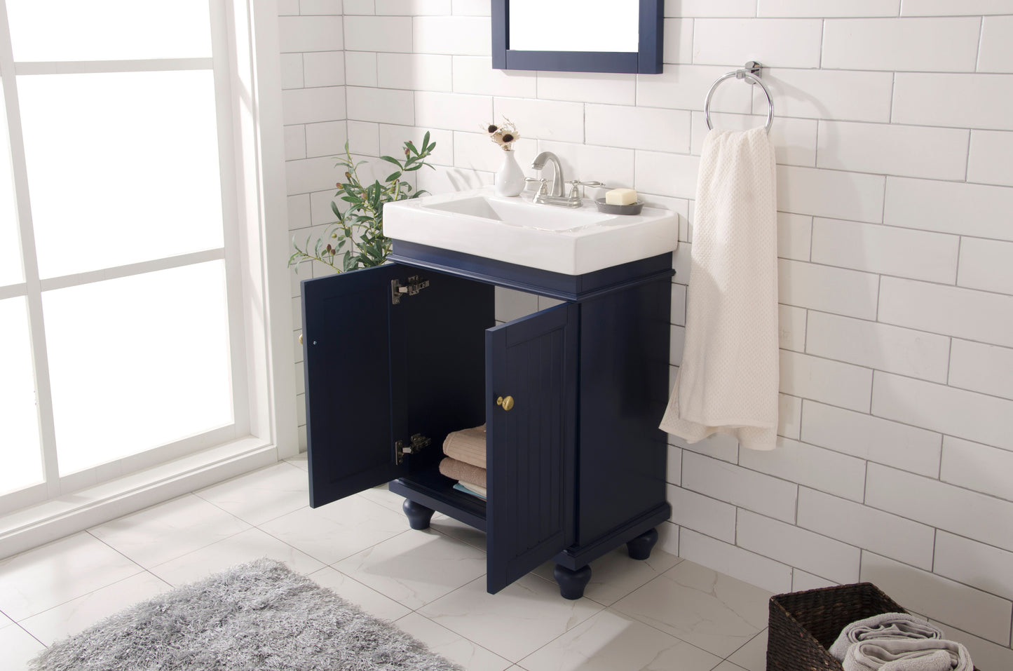 Legion Furniture WLF9324-B 24" Blue Sink Vanity