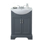 Legion Furniture WLF6046 24" Gray Sink Vanity, No Faucet