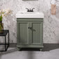 Legion Furniture WLF9324-PG 24" Pewter Green Sink Vanity