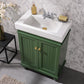 Legion Furniture WLF9324-VG 24" Vogue Green Sink Vanity