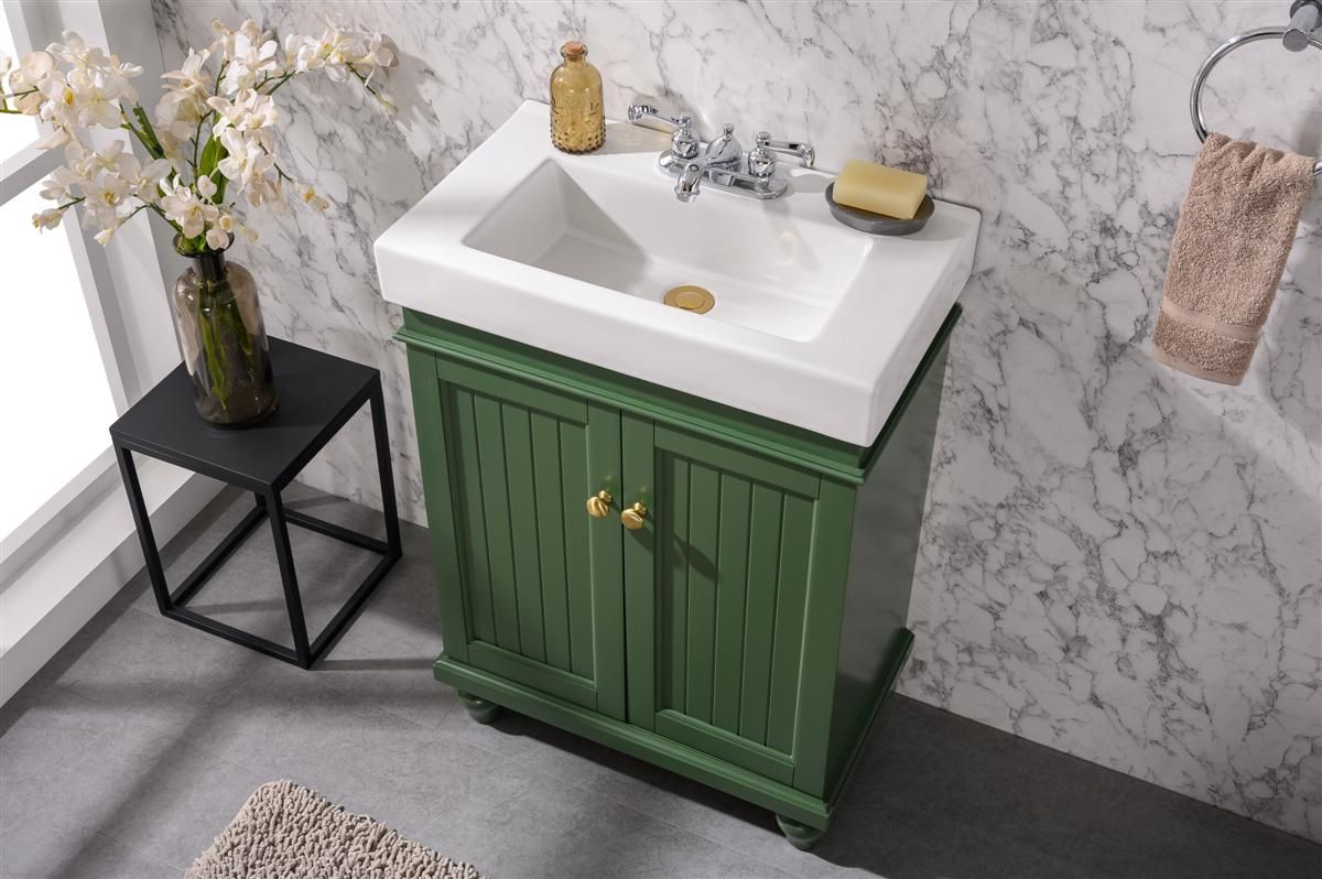 Legion Furniture WLF9324-VG 24" Vogue Green Sink Vanity