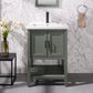 Legion Furniture WLF9024-PG 24" KD Pewter Green Sink Vanity