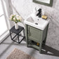 Legion Furniture WLF9018-PG 18" Pewter Green Sink Vanity