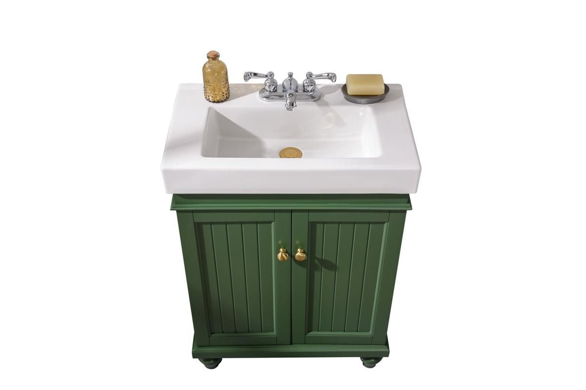 Legion Furniture WLF9324-VG 24" Vogue Green Sink Vanity