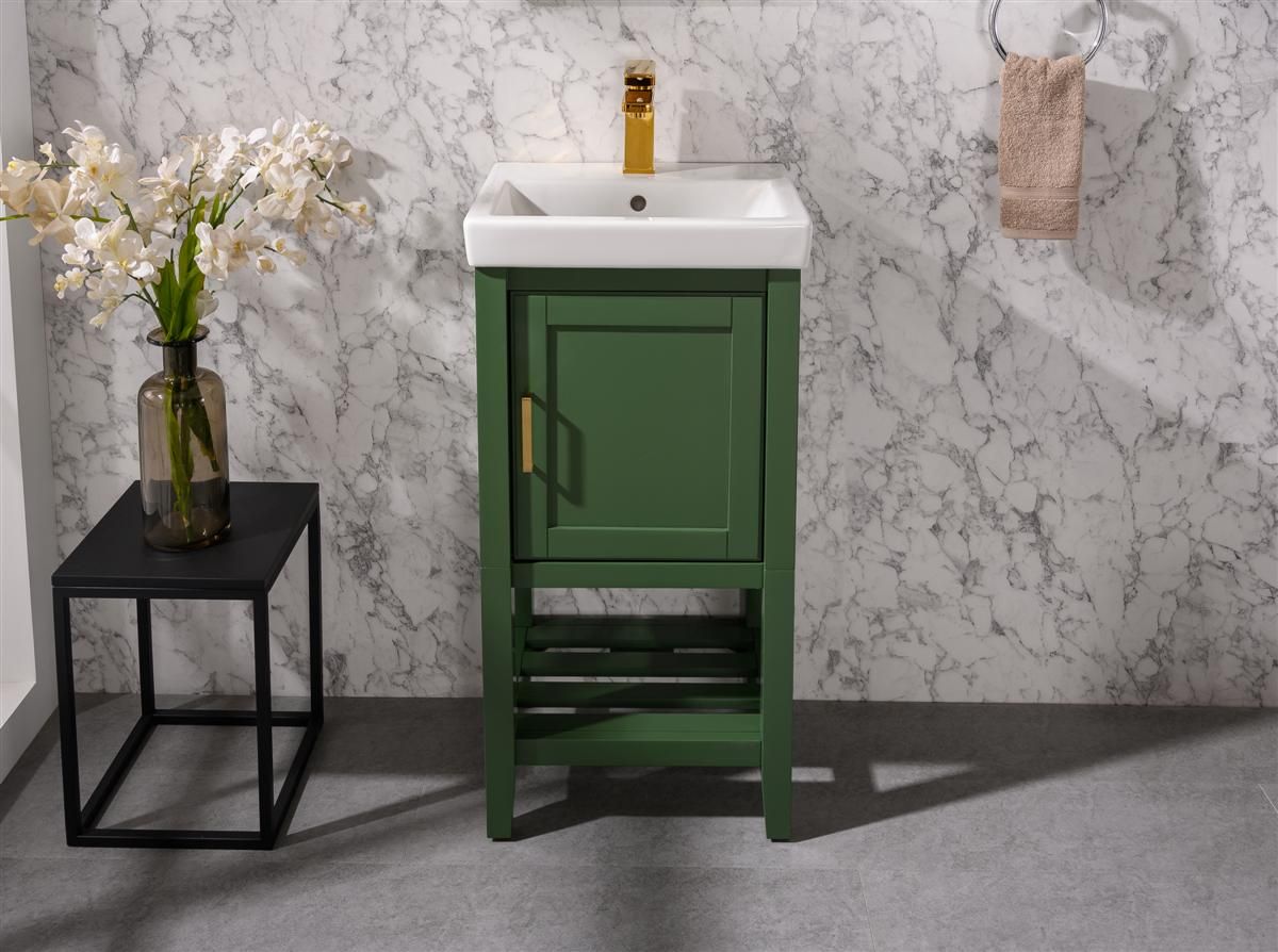 Legion Furniture WLF9218-VG 18" Vogue Green Sink Vanity