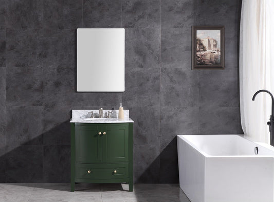 Legion Furniture WT9309-30-VG-PVC 30" Vogue Green Bathroom Vanity - PVC