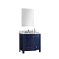 Legion Furniture WT9309-36-B-PVC 36" Blue Bathroom Vanity - PVC