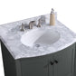 Legion Furniture WT9309-30-PG-PVC 30" Pewter Green Bathroom Vanity - PVC