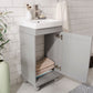 Legion Furniture WLF9318-G 18" Gray Sink Vanity