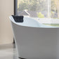 Empava - 67AIS09 67 in. Whirlpool Freestanding Acrylic Bathtub