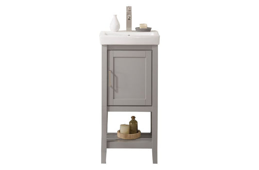 Legion Furniture WLF9018-G 18" Gray Sink Vanity