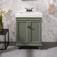 Legion Furniture WLF9324-PG 24" Pewter Green Sink Vanity