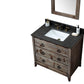 Legion Furniture WH8836 36" Wood Sink Vanity Match with Marble WH 5136" Top - No Faucet