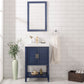 Legion Furniture WLF9024-B 24" KD Blue Sink Vanity