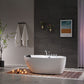 Empava - 71AIS14 71 in. Whirlpool Freestanding Acrylic Bathtub