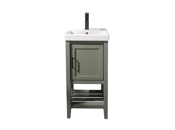 Legion Furniture WLF9218-PG 18 Pewter Green Sink Vanity