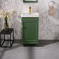 Legion Furniture WLF9318-VG 18" Vogue Green Sink Vanity