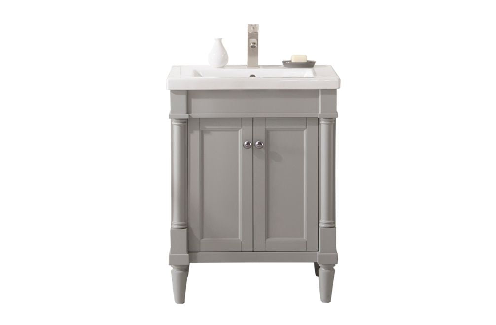 Legion Furniture WLF9224-G 24" Gray Sink Vanity