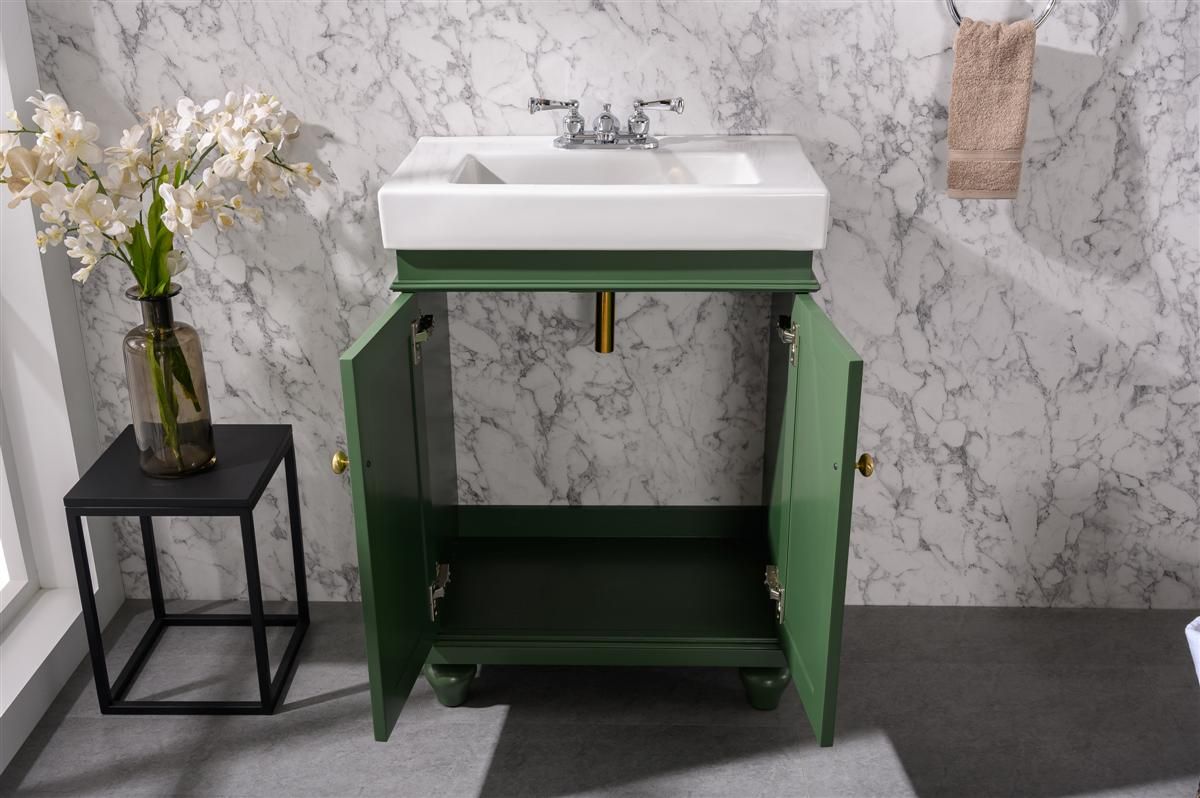 Legion Furniture WLF9324-VG 24" Vogue Green Sink Vanity