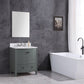 Legion Furniture WT9309-30-PG-PVC 30" Pewter Green Bathroom Vanity - PVC