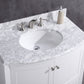 Legion Furniture WT9309-36-W-PVC 36" White Bathroom Vanity - PVC