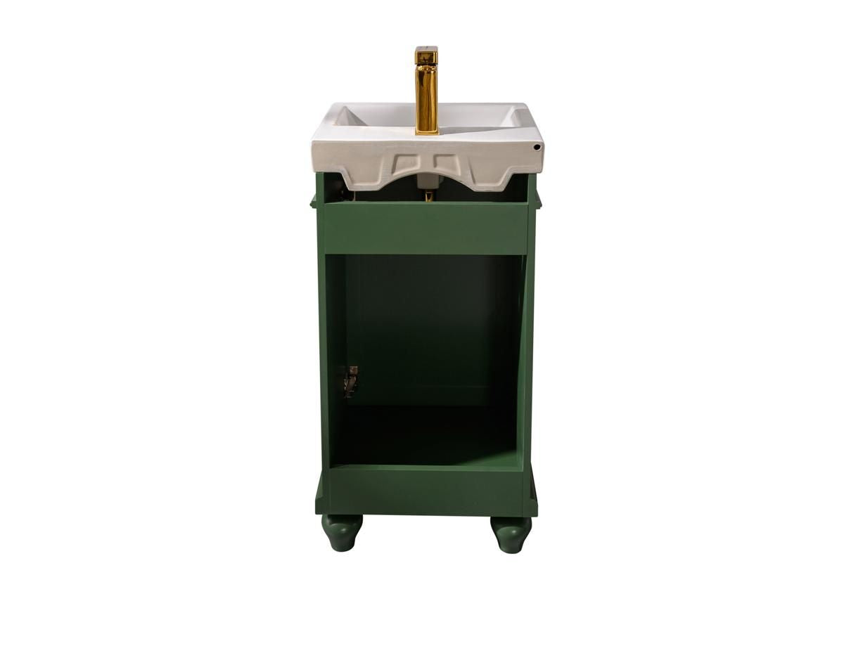 Legion Furniture WLF9318-VG 18" Vogue Green Sink Vanity