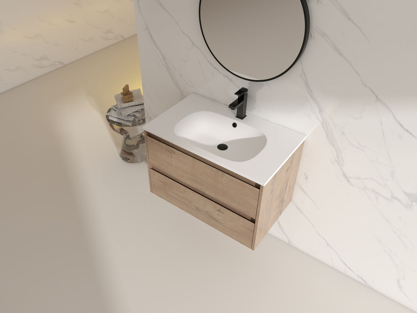 Legion Furniture WC2302-30 30" Sink Vanity, Plywood, SMC Top, No Faucet