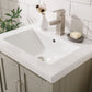 Legion Furniture WLF9024-RL 24" KD White Gray Sink Vanity