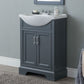 Legion Furniture WLF6046 24" Gray Sink Vanity, No Faucet