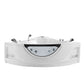 Empava - 59JT319LED 59 in. Whirlpool Corner Bathtub