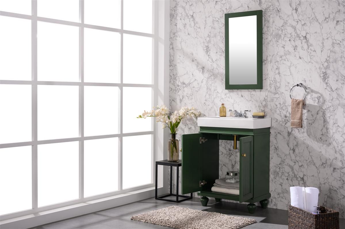 Legion Furniture WLF9324-VG 24" Vogue Green Sink Vanity