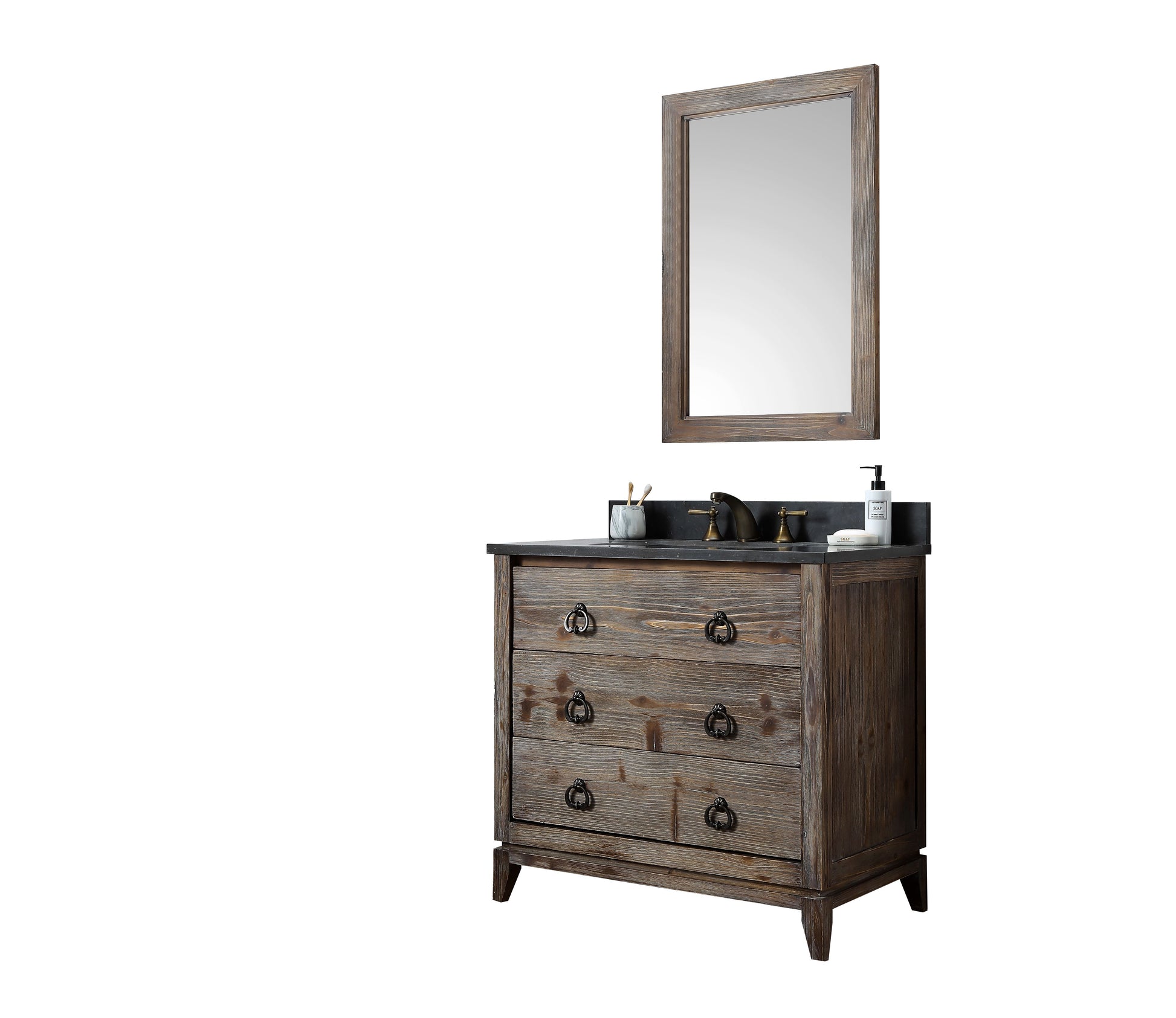 Legion Furniture WH8836 36" Wood Sink Vanity Match with Marble WH 5136" Top - No Faucet