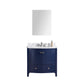 Legion Furniture WT9309-36-B-PVC 36" Blue Bathroom Vanity - PVC