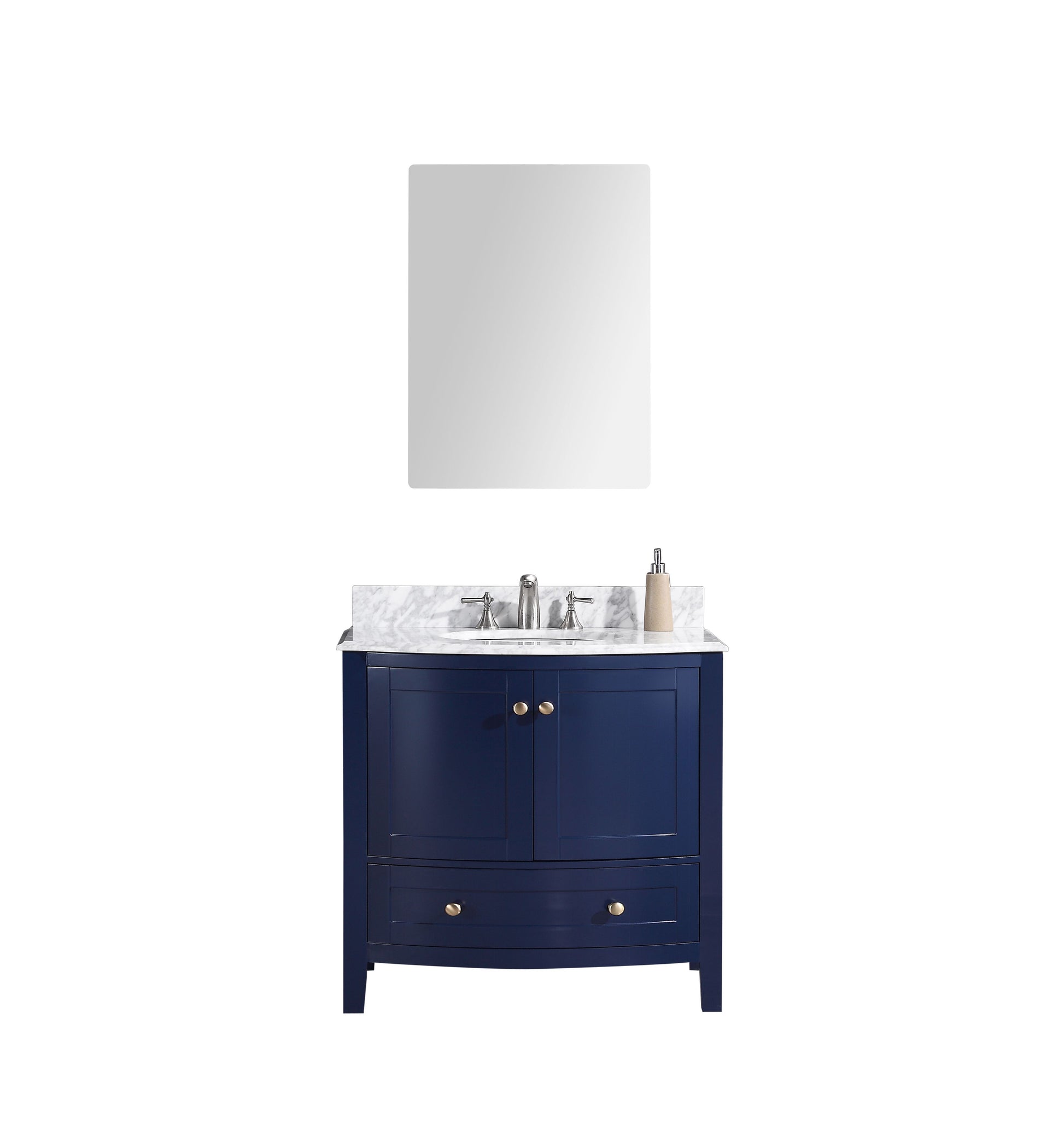 Legion Furniture WT9309-36-B-PVC 36" Blue Bathroom Vanity - PVC