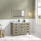 Legion Furniture WV2248-O 48" Light Oak Finish Sink Vanity Cabinet with Carrara White Top