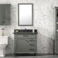 Legion Furniture WLF2236-PG 36" Pewter Green Finish Sink Vanity Cabinet with Blue Limestone Top