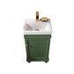 Legion Furniture WLF9318-VG 18" Vogue Green Sink Vanity