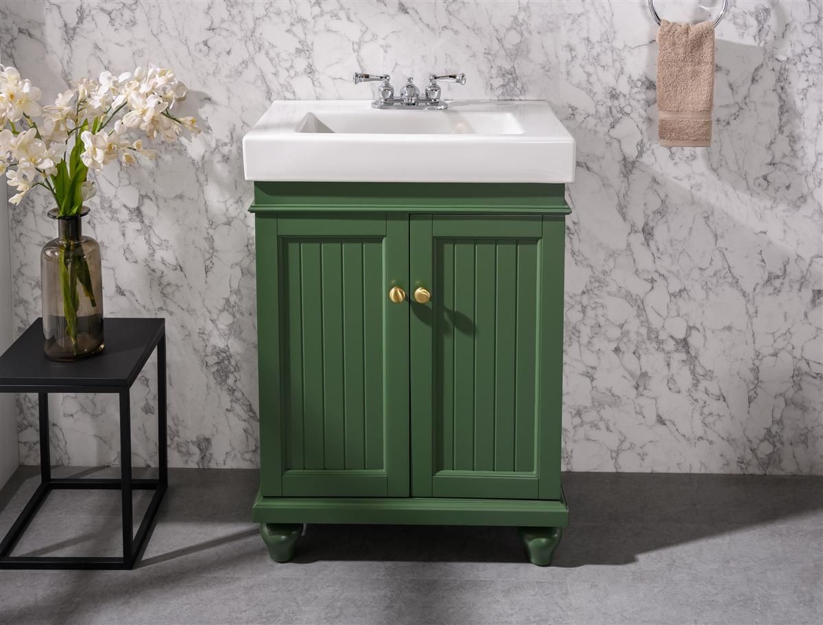 Legion Furniture WLF9324-VG 24" Vogue Green Sink Vanity