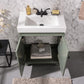 Legion Furniture WLF9024-PG 24" KD Pewter Green Sink Vanity