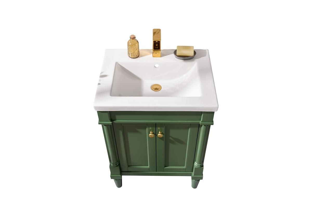 Legion Furniture WLF9224-VG 24" Vogue Green Sink Vanity