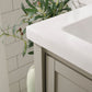 Legion Furniture WLF9024-RL 24" KD White Gray Sink Vanity