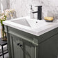 Legion Furniture WLF9224-PG 24" Pewter Green Sink Vanity