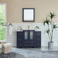 48 Inch Single Sink Bathroom Vanity in Blue with Ceramic Countertop - Vanity Art VA3024-48B